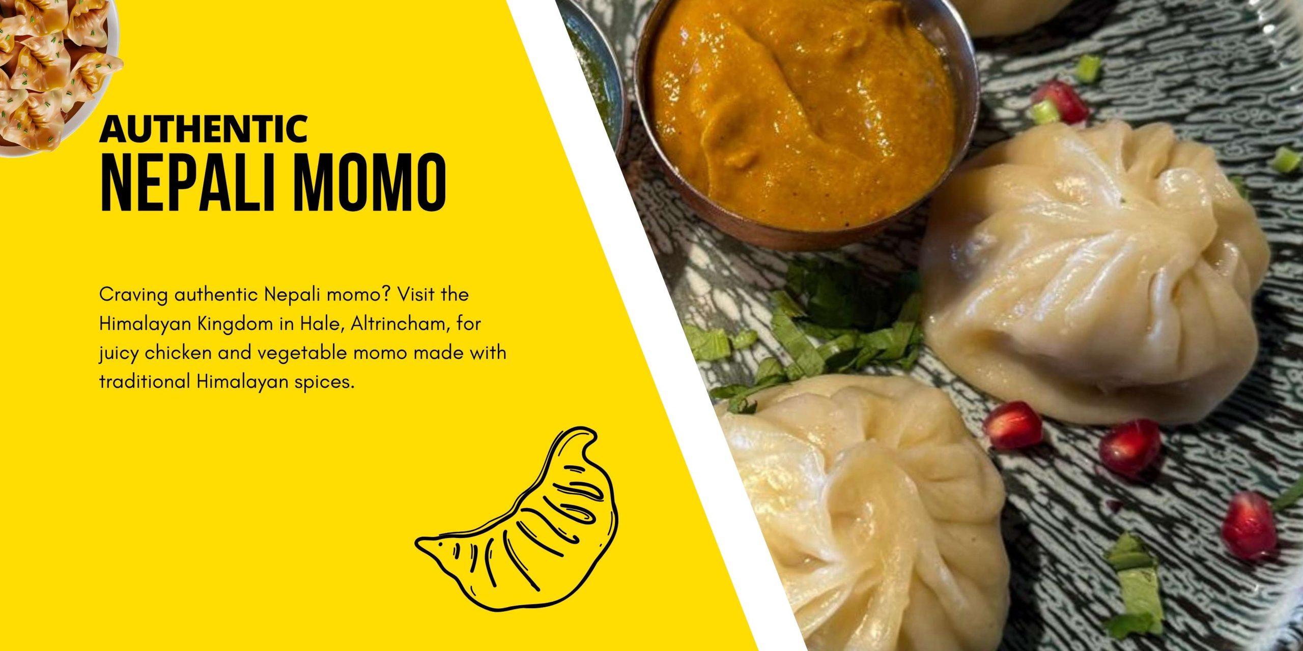 Authentix nepali momo served to our guest at himalayan kingdom