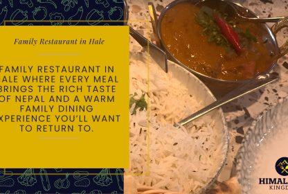 Banner image for Family Restaurant in Hale where rice curry is being shown