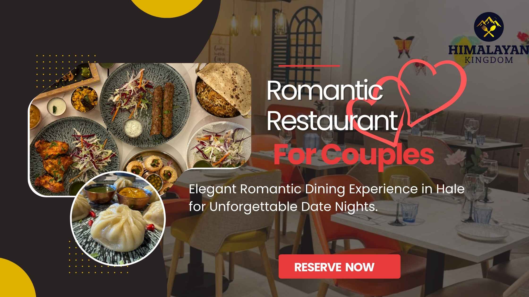 Banner Image for Romantic Restaurant In Hale for Couples